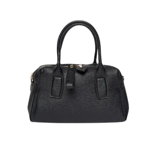 Peach And Pockets Black Classic Bag