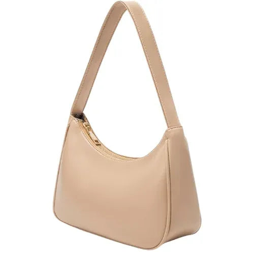 Peach And Pockets Beige Mini Bag