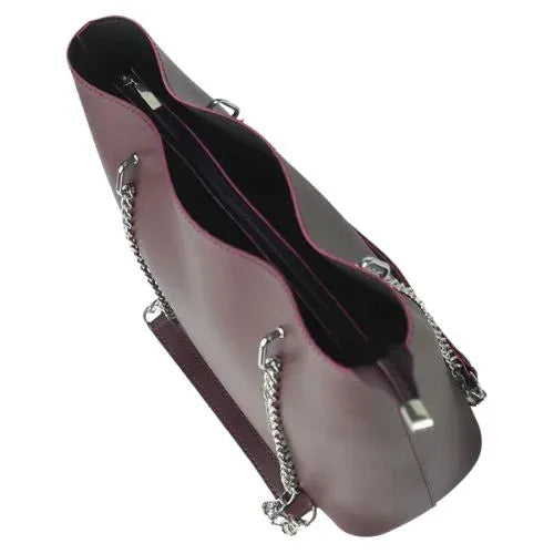 Peach And Pockets Maroon Tote Bag