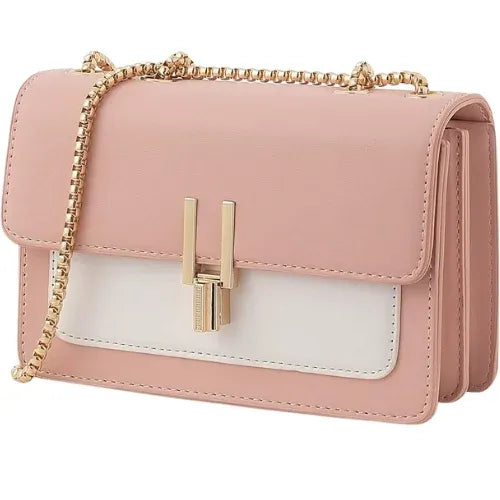 Peach And Pockets Pink Cross Body Bag