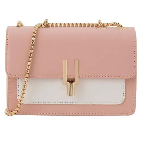 Peach And Pockets Pink Cross Body Bag