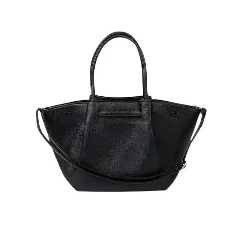 Peach And Pockets Black Classic Shoulder Bag