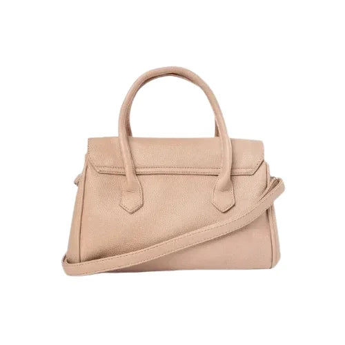 Peach And Pockets Beige Strap Shoulder Bag