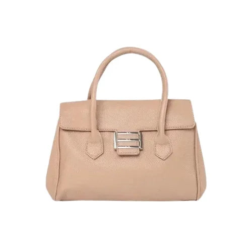 Peach And Pockets Beige Strap Shoulder Bag