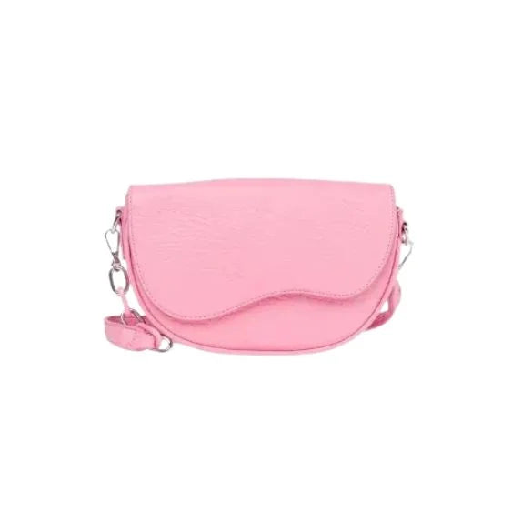 Peach And Pockets Pink Crossbody Bag