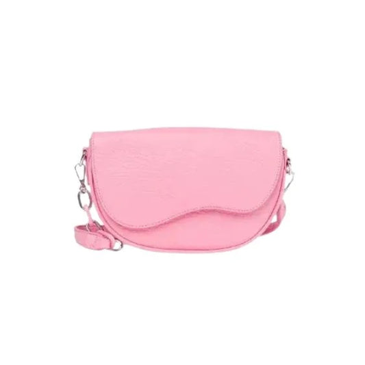 Peach And Pockets Pink Crossbody Bag