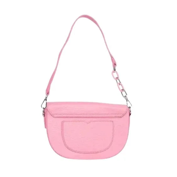 Peach And Pockets Pink Crossbody Bag